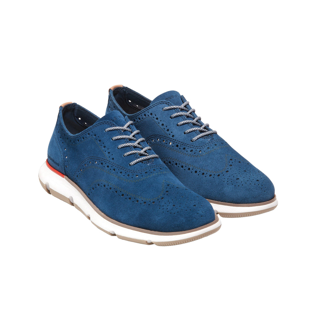 Cole Haan Men's 4.ZERØGRAND Litewing Oxford – Blue Salon