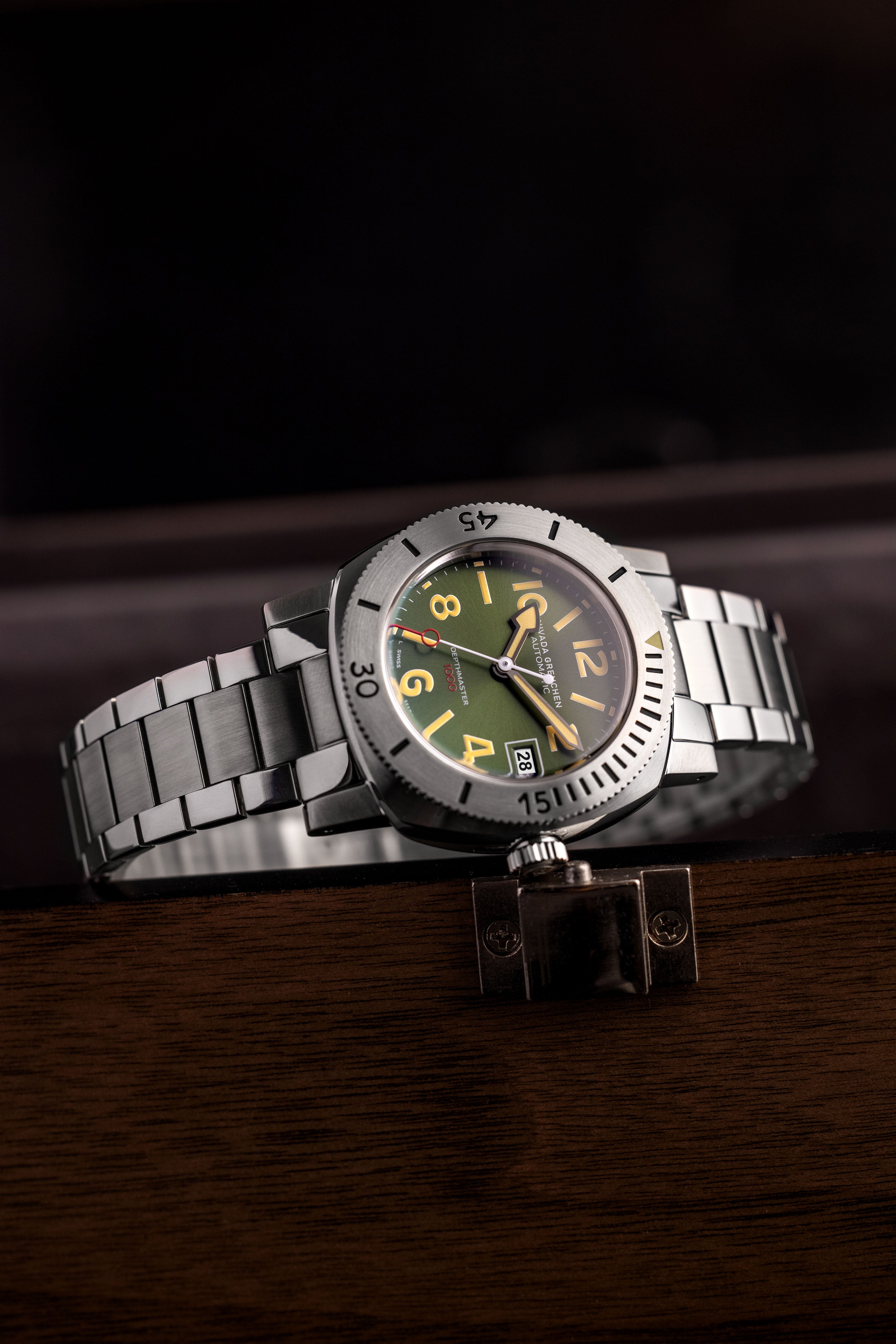Nivada Grenchen Numerals Date - Depthmaster - 14103A Men's Automatic Watch | Fashion Watches | FYFL | GCC | Men | Mens | Mens Watches | Watches Nivada Grenchen Numerals Date - Depthmaster - 14103A Men's Automatic Watch | Fashion Watches | FYFL | GCC | Men | Mens | Mens Watches | Watches