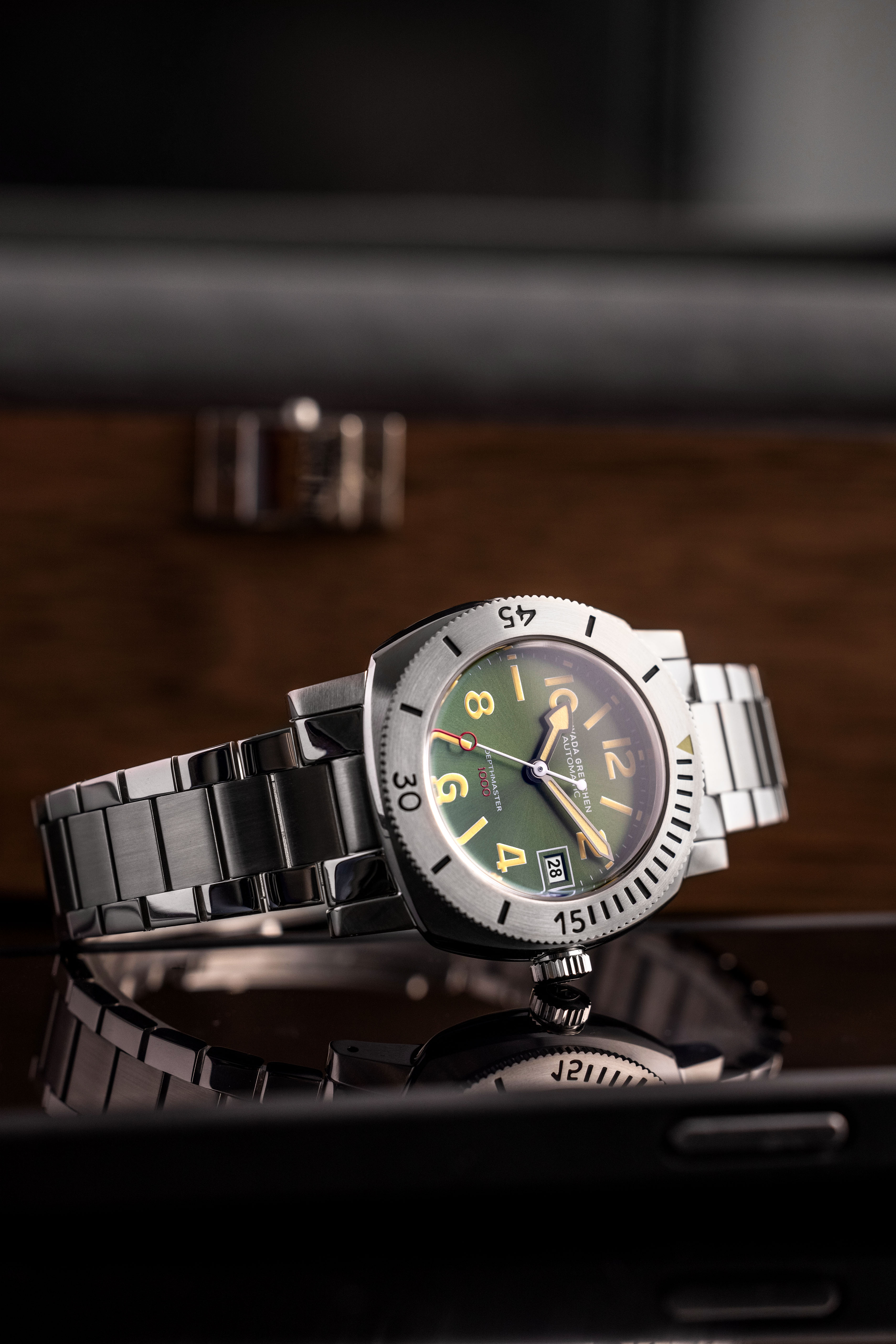 Nivada Grenchen Numerals Date - Depthmaster - 14103A Men's Automatic Watch | Fashion Watches | FYFL | GCC | Men | Mens | Mens Watches | Watches Nivada Grenchen Numerals Date - Depthmaster - 14103A Men's Automatic Watch | Fashion Watches | FYFL | GCC | Men | Mens | Mens Watches | Watches