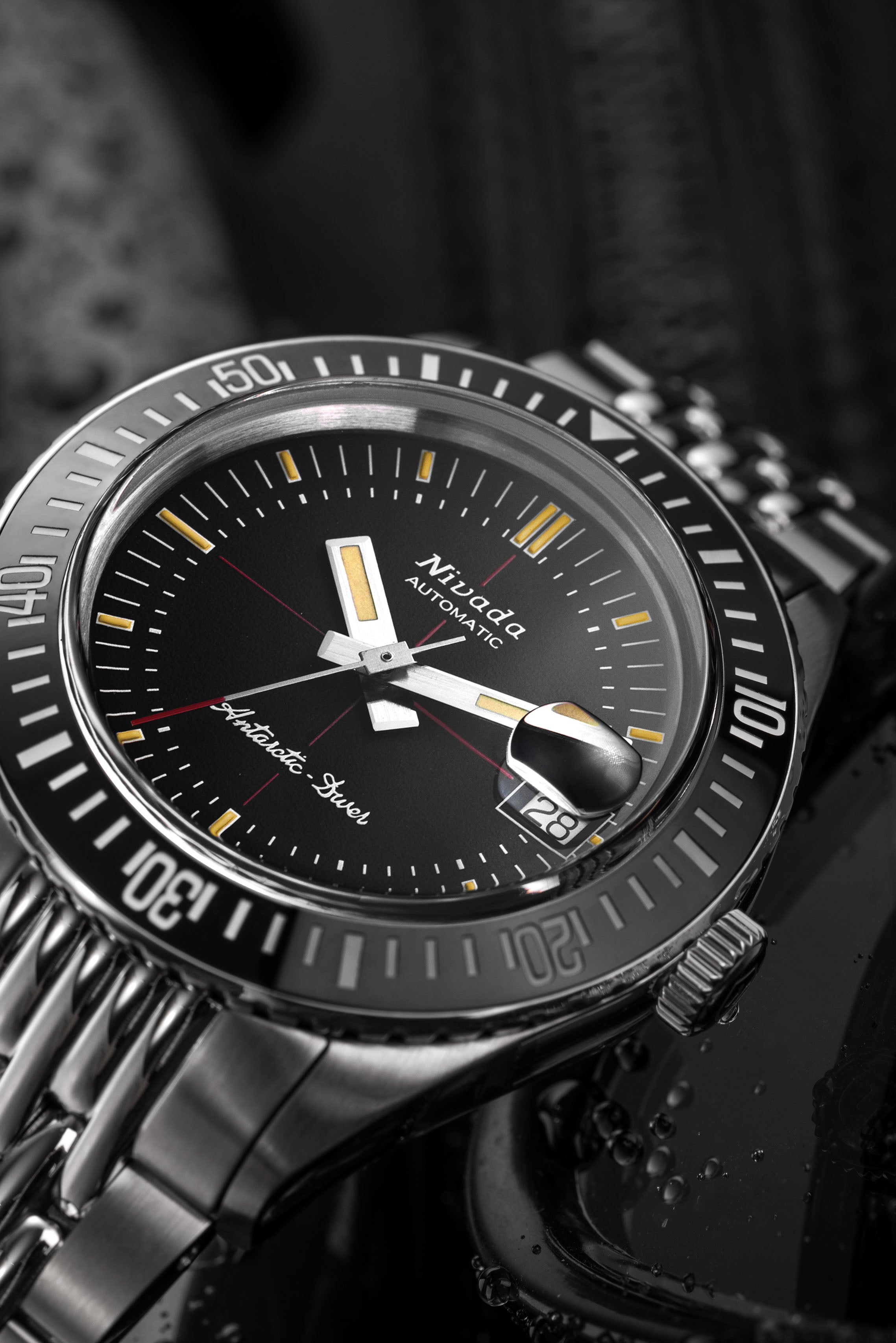 Nivada Grenchen Antarctic Diver Men's Automatic Watch – Blue Salon