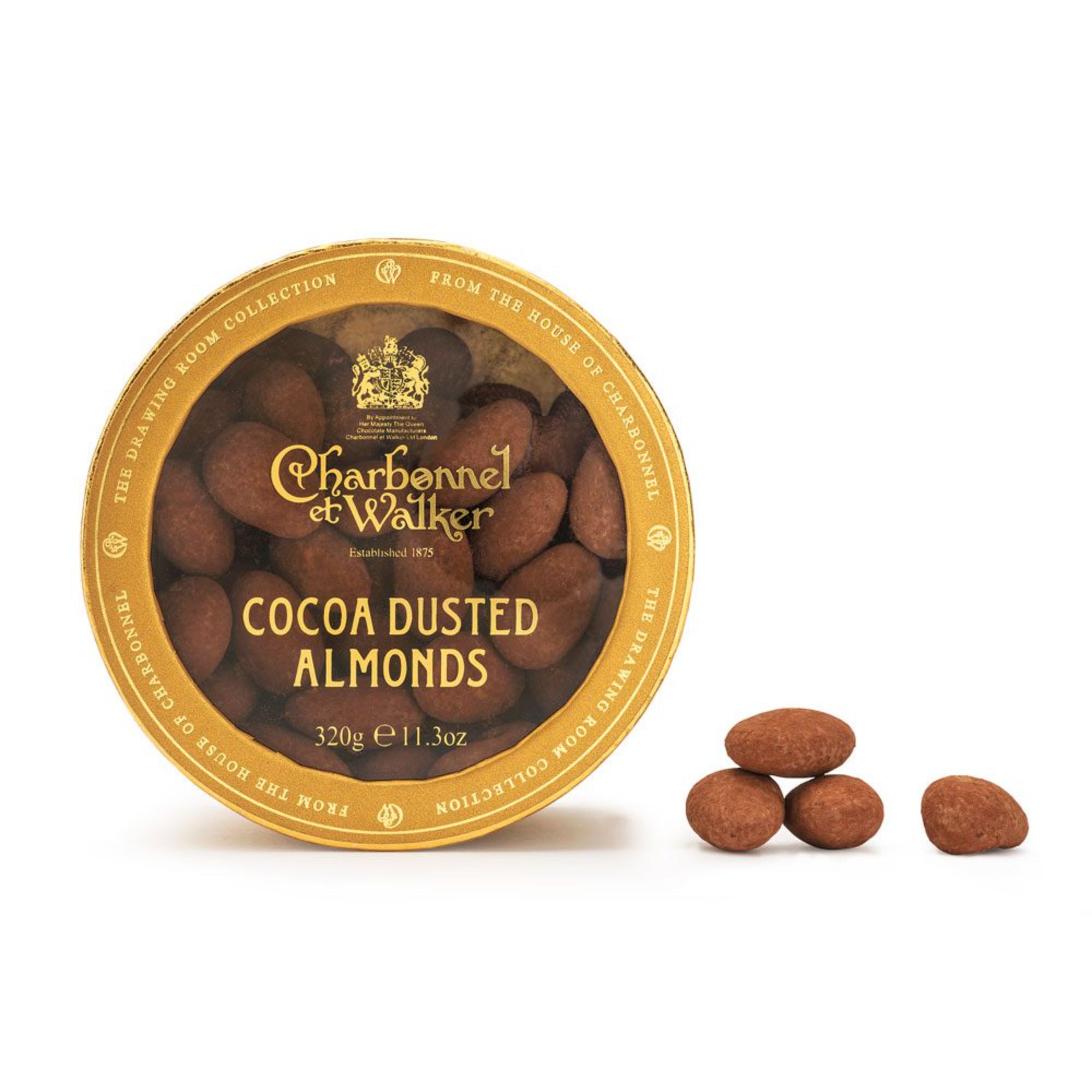 Charbonnel et Walker Cocoa Dusted Almonds 320g | Chocolates | Chocolates & Biscuits | EID2023 Charbonnel et Walker Cocoa Dusted Almonds 320g | Chocolates | Chocolates & Biscuits | EID2023