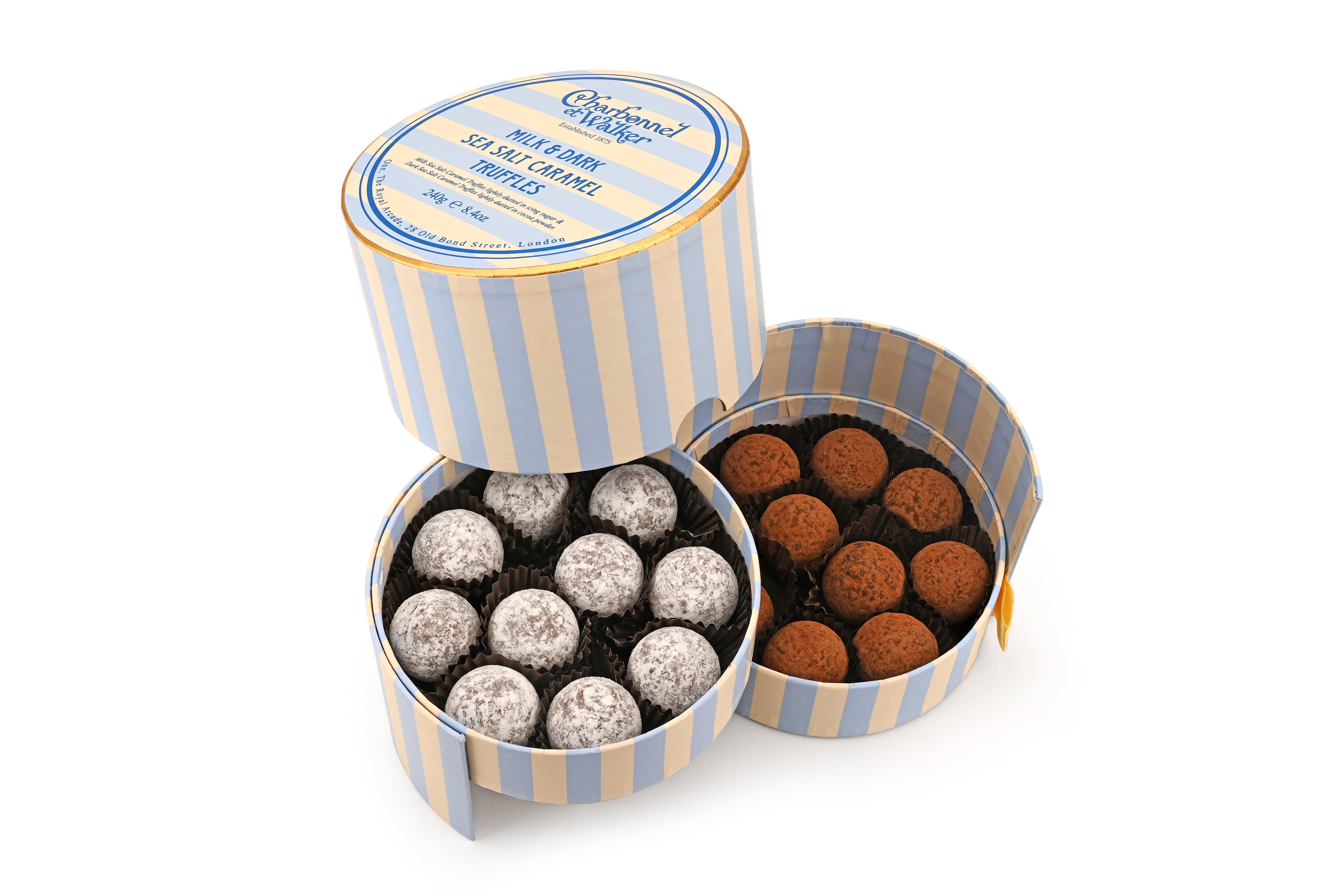 Charbonnel et Walker Milk  Dark Sea Salt Caramel Truffles 240g