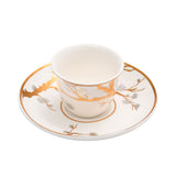 Casablu Porcelain 18 Pcs/Set Cup And Saucer Set, 6 Cup And 6 Saucer, 6 Cawa Cup, 6 Set