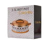 Casa Blu Hot Pot Food Warmer with Delicate Daisy Design