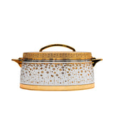Casa Blu Hot Pot Food Warmer with Delicate Daisy Design