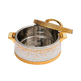 Casa Blu Hot Pot Food Warmer with Delicate Daisy Design