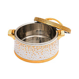 Casa Blu Hot Pot Food Warmer with Delicate Daisy Design