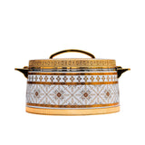 Casa Blu Insulated Food Warmer with Geometric Diamond Pattern