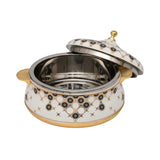 Casa Blu Gold-Plated Geometric Motif Food Warmer