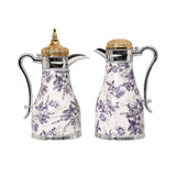 Casa Blu Imperial Botanical Elegance Flask Arabic Coffee & Tea Flask Set (2pc)