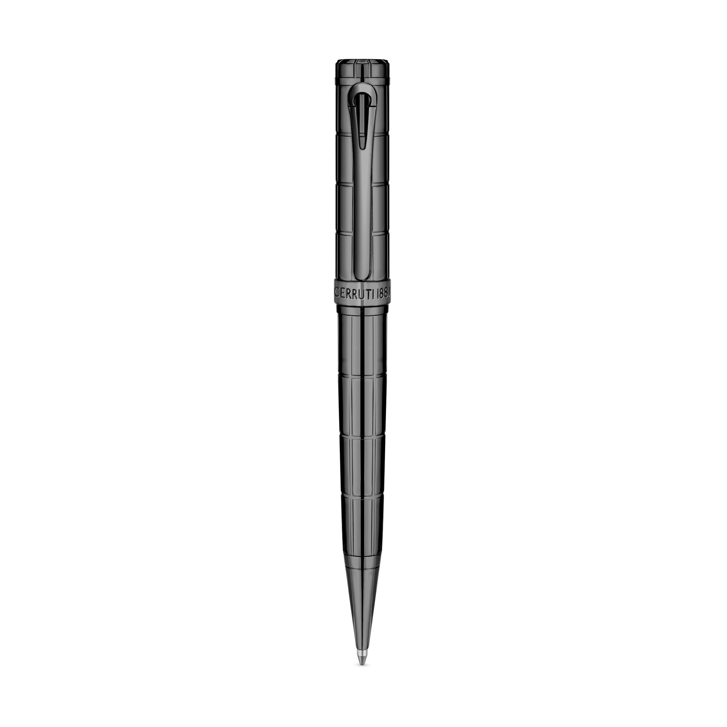 Cerruti 1881 Carlo Gunmetal Ballpoint Pen with Patterned Finish | All Accessories | Men | Mens | Pen Cerruti 1881 Carlo Gunmetal Ballpoint Pen with Patterned Finish | All Accessories | Men | Mens | Pen