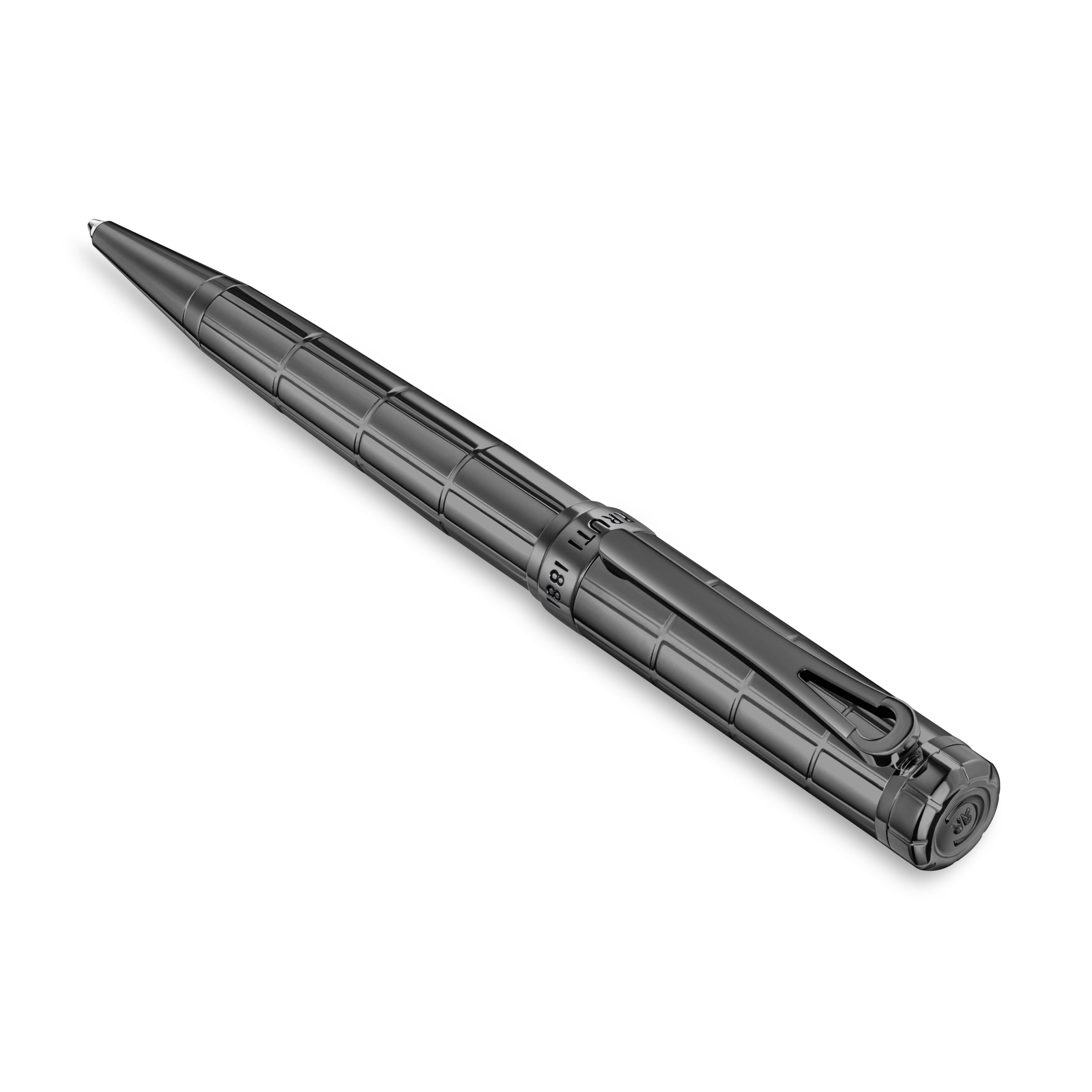Cerruti 1881 Carlo Gunmetal Ballpoint Pen with Patterned Finish | All Accessories | Men | Mens | Pen Cerruti 1881 Carlo Gunmetal Ballpoint Pen with Patterned Finish | All Accessories | Men | Mens | Pen