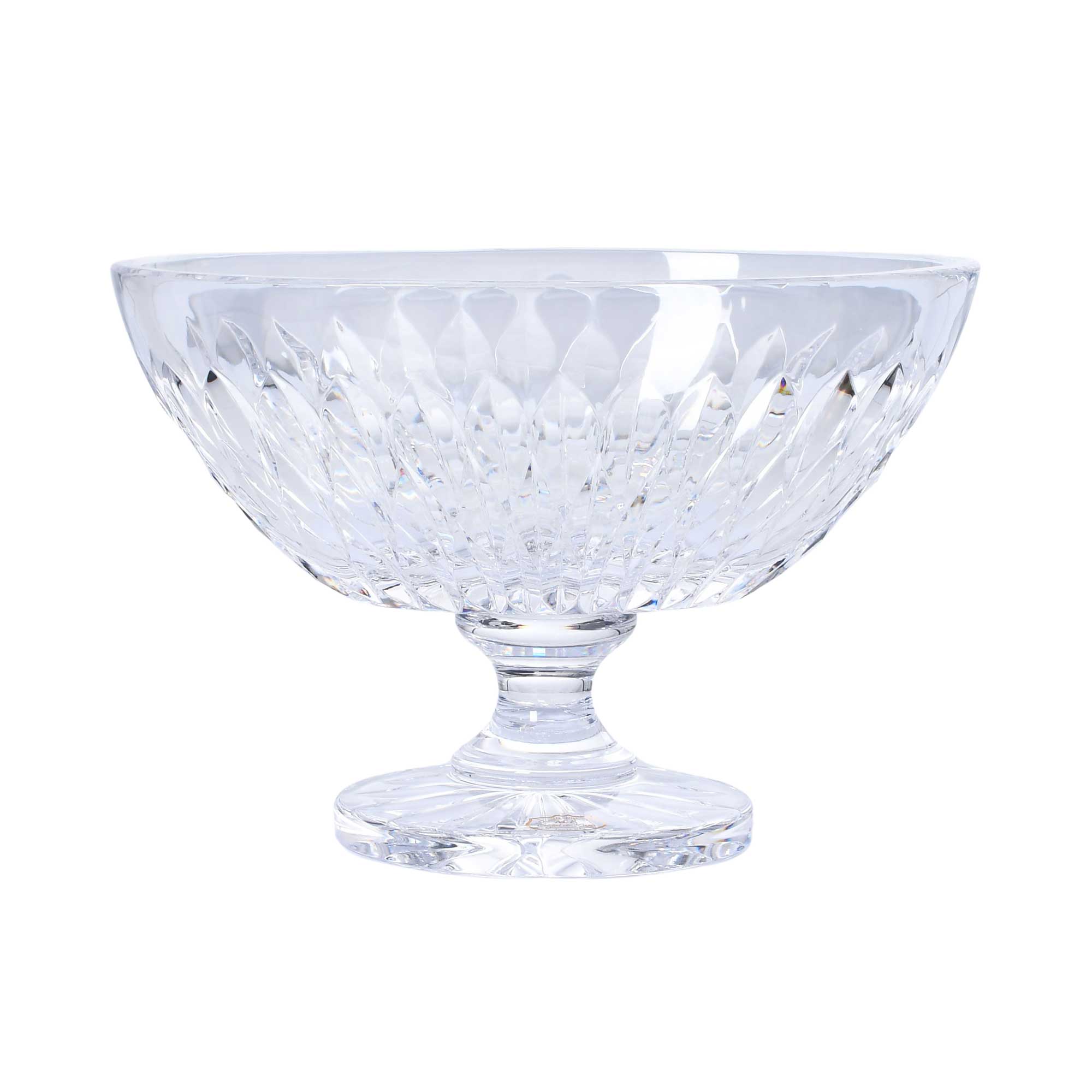 Cristal De Paris Oval Bowl Gilles Clear | Bowl | Bowls | Glassware | Home and Furniture Home | Home and Furniture Home Table Top