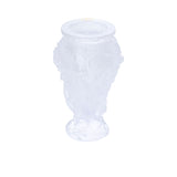 Cristal De Paris Fish Vase Clear Frosted Cristal