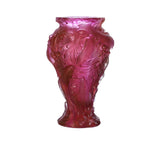 Cristal De Paris The Fish Vase Red Color Cristal