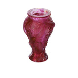 Cristal De Paris The Fish Vase Red Color Cristal