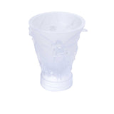 Cristal De Paris Vase Fee Clear Frosted Cristal