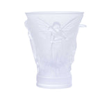 Cristal De Paris Vase Fee Clear Frosted Cristal