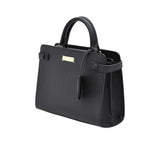 Cerruti Women's Jenny Leather Black Hand Bag