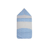 Jules & Juliette Paris Blue Hot Air Balloon prints CHARLIE Padded Baby Nest