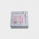 Jules & Juliette Paris CHARLIE Baby Pink Hot Air Balloon Gift Set of 3 pcs Pyjama & Blanket & Hat Pink