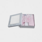 Jules & Juliette Paris CHARLIE Baby Pink Hot Air Balloon Gift Set of 3 pcs Pyjama & Blanket & Hat Pink