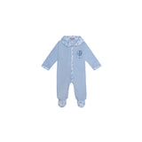 Jules & Juliette Paris CHARLIE Baby Blue Hot Air Balloon Gift Set of 3 pcs, Pyjama & Blanket & Hat