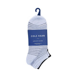 Cole Haan Men's Textured Stripe Super Soft Low Cut Grey Assorted Set of 3