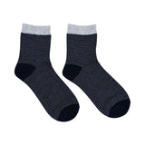 Cole Haan Men's Stripe Short Crew Navy Socks