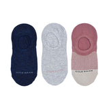 Cole Haan Men's Stripe Sneaker Liner Socks Set of 3