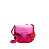 Cole Haan Grand Ambition Colorblock Crossbody Fuchsia Red Color Block One Size