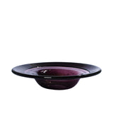 Casa Blu Violet With Golden Bottom Overlapping Mouth Plate