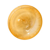 Casa Blu Amber With Golden Dots Plate