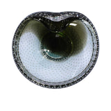 Casa Blu Clear With Light Green And Dark Green Bowl