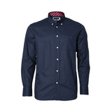 Eden Park Men's Dark Blue Shirt with Eden Park Embroidery on The Back