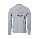 Eden Park Men's Grey Long-sleeved T-shirt
