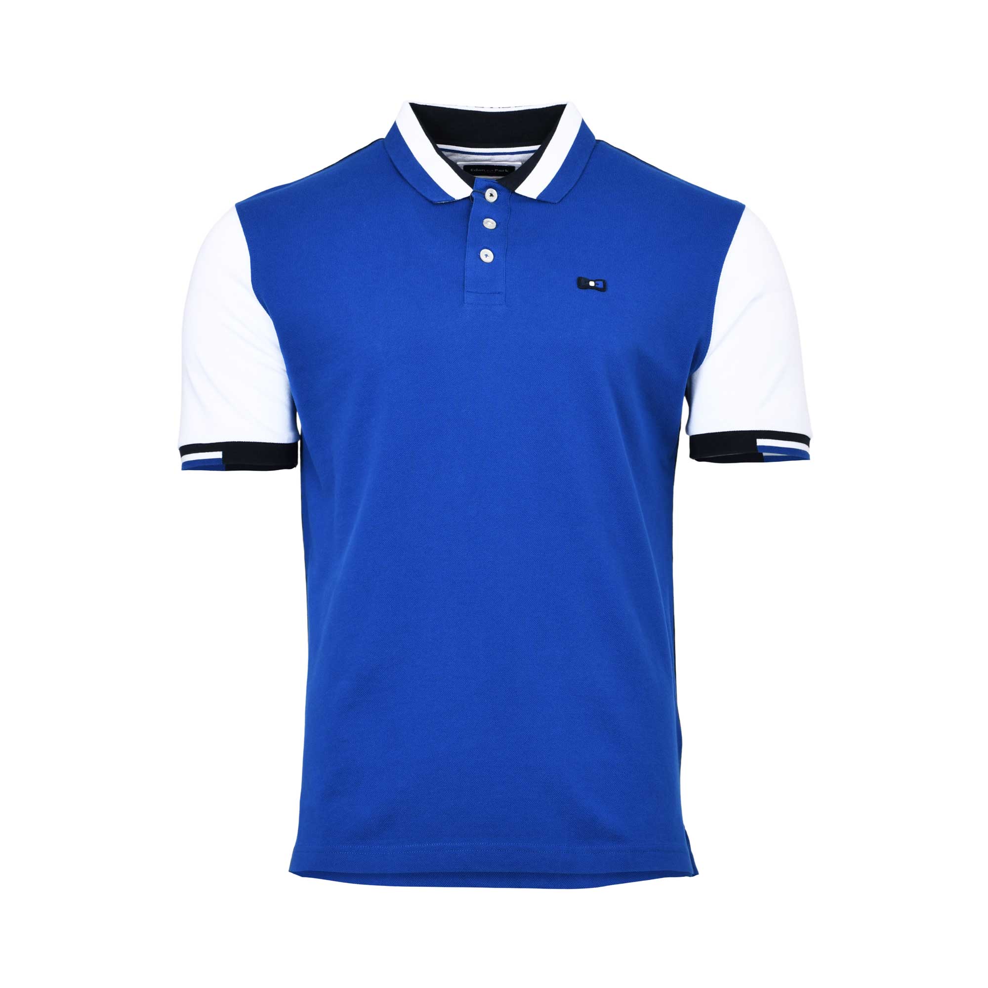 Eden Park Men's Color Block Polo Shirt - Blue with White Sleeves | All Clothing | departure-to-desk | Men | Men T-shirts | Men's Polo Shirt | Mens | Mens Fashion | new-season-2025 | Polo shirt | Polo T-shirt | Tops & T-Shirts Eden Park Men's Color Block Polo Shirt - Blue with White Sleeves | All Clothing | departure-to-desk | Men | Men T-shirts | Men's Polo Shirt | Mens | Mens Fashion | new-season-2025 | Polo shirt | Polo T-shirt | Tops & T-Shirts