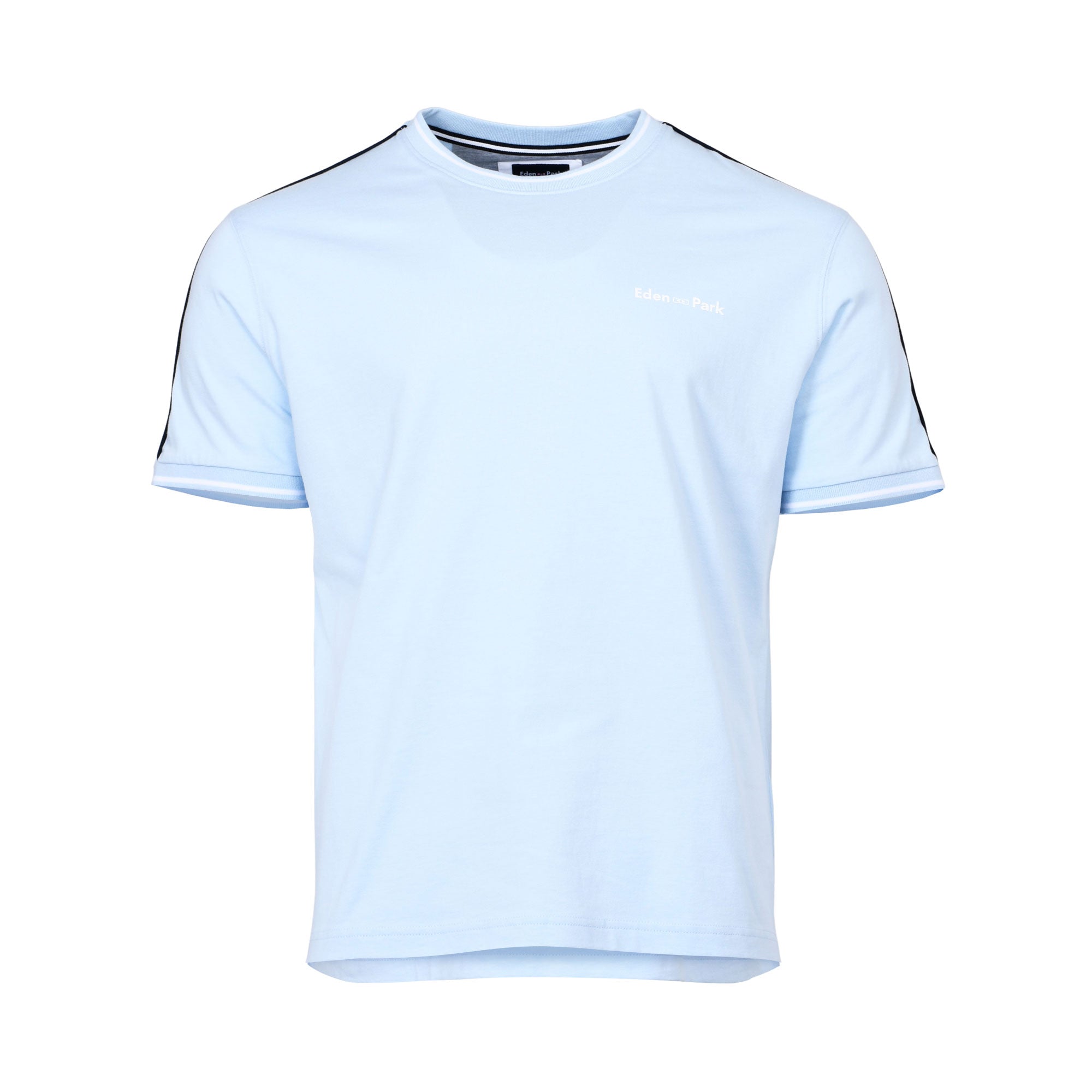 Eden Park Men's Crew Neck T-Shirt with Striped Sleeves | All Clothing | departure-to-desk | Men | Men T-shirts | Mens | Mens Fashion | new-season-2025 | Tops & T-Shirts Eden Park Men's Crew Neck T-Shirt with Striped Sleeves | All Clothing | departure-to-desk | Men | Men T-shirts | Mens | Mens Fashion | new-season-2025 | Tops & T-Shirts