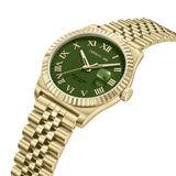 Cerruti 1881 Baccio Gents Green Dial Gold-Tone Stainless Steel Watch