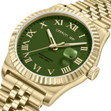 Cerruti 1881 Baccio Gents Green Dial Gold-Tone Stainless Steel Watch