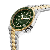 Cerruti 1881 Pesaro Gents Green Dial Stainless Steel Gold Plated Watch