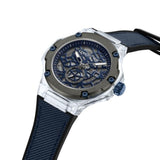 Cerruti Lucardo Men's Blue Rubber Strap Watch