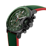 Cerruti 1881 Positano Men's Green Dial Green Leather Starp Watch