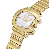 Cerruti 1881 Cavallina Ladies White Dial Gold Stainless Steel Watch