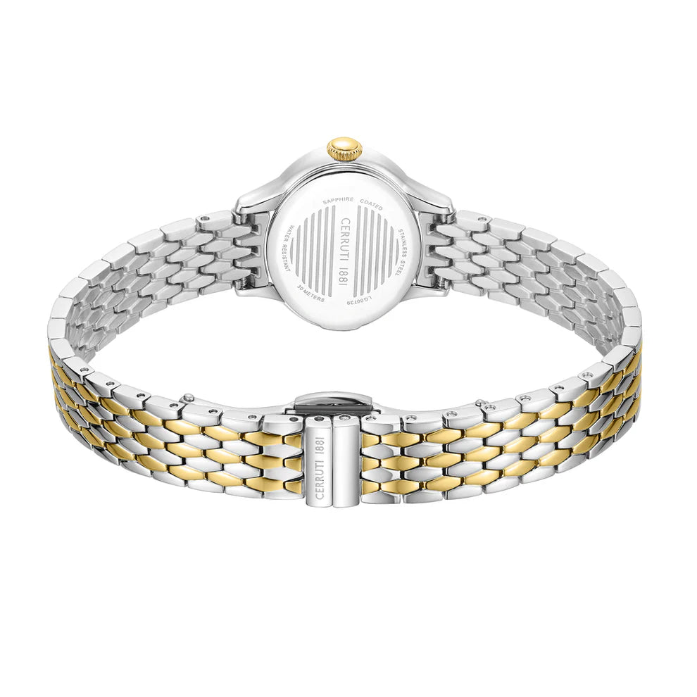 Cerruti 1881 Nemi Ladies Oval White MOP Dial Crystal Bezel Two-Tone Stainless Steel Bracelet Watch | departure-to-desk | Fashion Watches | new-season-2025 | Watch | Watches | Women | Womens | Womens Watches Cerruti 1881 Nemi Ladies Oval White MOP Dial Crystal Bezel Two-Tone Stainless Steel Bracelet Watch | departure-to-desk | Fashion Watches | new-season-2025 | Watch | Watches | Women | Womens | Womens Watches