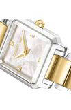 Cerruti 1881 Perugia Ladies Beige Mother-of-Pearl Dial Two-Tone Gold & Silver Watch