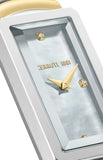 Cerruti 1881 Vallucciole Women's Two-Tone Gold & Silver Watch with White Dial