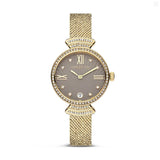 Cerruti 1881 Cerrisi Ladies Mink Dial Stainless Steel Gold Plated Watch