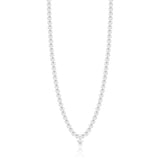 Luca Barra Ladies White Pearl Necklace with Angel