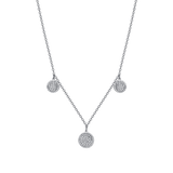 Luca Barra Ladies Necklace In Steel Round Elements